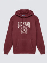 Sweatshirt with Embroidery | Burgundy