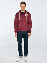 Full-Zip Hoodie | Burgundy