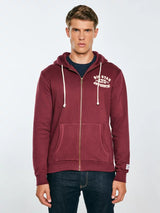 Full-Zip Hoodie | Burgundy