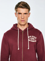 Full-Zip Hoodie | Burgundy