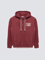 Full-Zip Hoodie | Burgundy