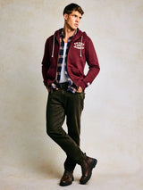 Full-Zip Hoodie | Burgundy