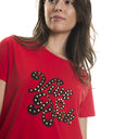 T.Shirt with Stripes | Red