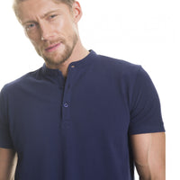 Polo Chinese Collar with buttons | Navy