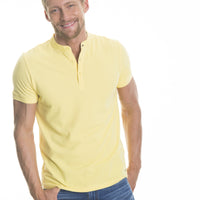 Polo Chinese Collar with buttons | Yellow