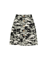 Skirt | Black-Off White