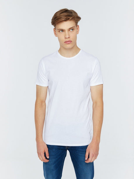 T.Shirt Basic Plain Round Neck | White