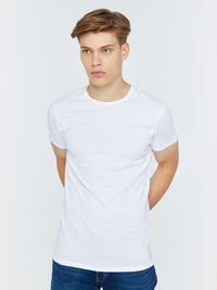T.Shirt Basic Plain Round Neck | White