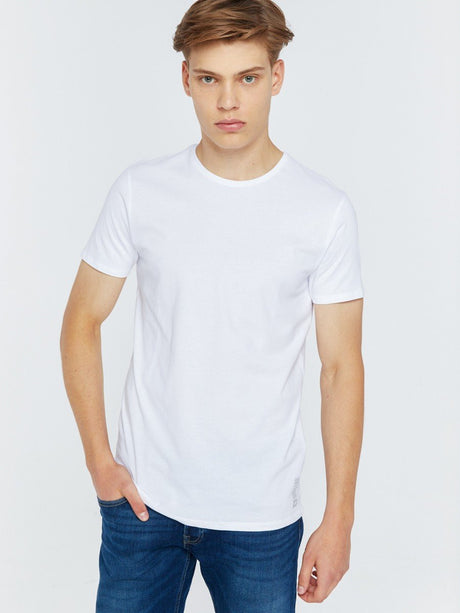 T.Shirt Basic Plain Round Neck | White