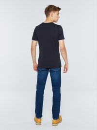 T.Shirt Basic Plain Round Neck | Navy