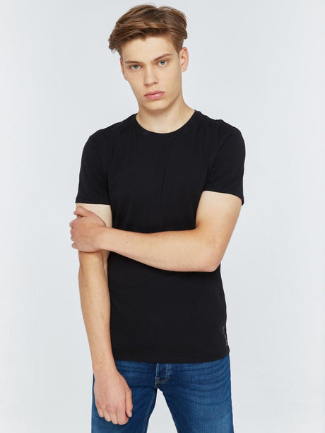 T.Shirt Basic Plain Round Neck | Black