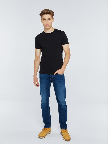 T.Shirt Basic Plain Round Neck | Black