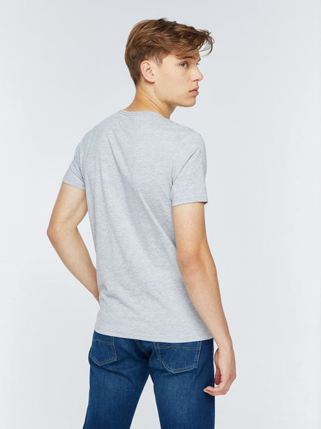 T.Shirt Basic Plain Round Neck | Heather Grey