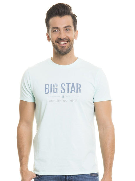 T.Shirt BIG STAR Logo | Aqua Blue