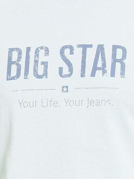 T.Shirt BIG STAR Logo | Aqua Blue