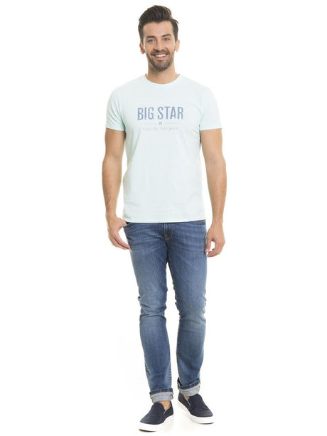 T.Shirt BIG STAR Logo | Aqua Blue