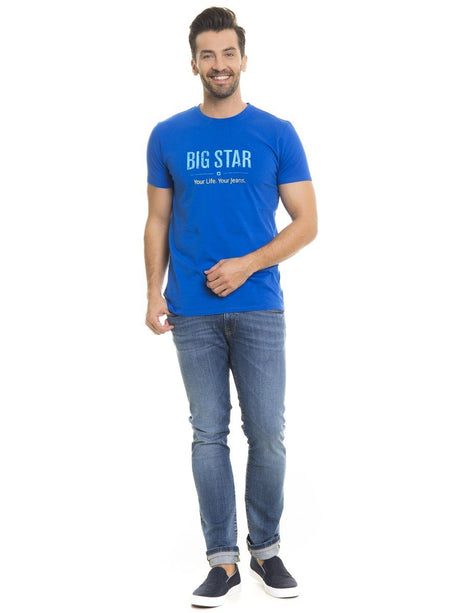 T.Shirt BIG STAR Logo | Vibrant Blue