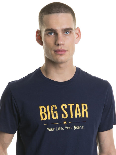 T.Shirt BIG STAR Logo | Navy