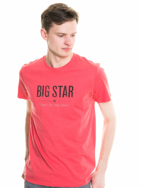 T.Shirt BIG STAR Logo | Rose Red