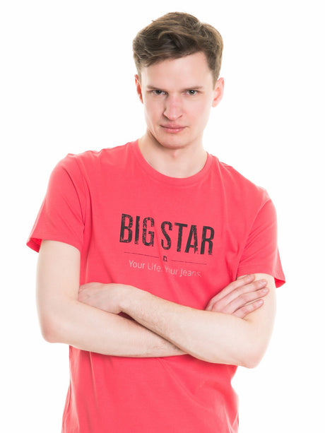 T.Shirt BIG STAR Logo | Rose Red