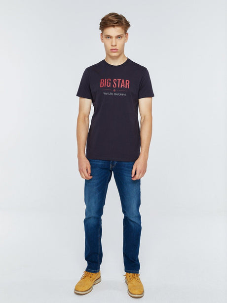 T.Shirt BIG STAR Logo | Navy Blue