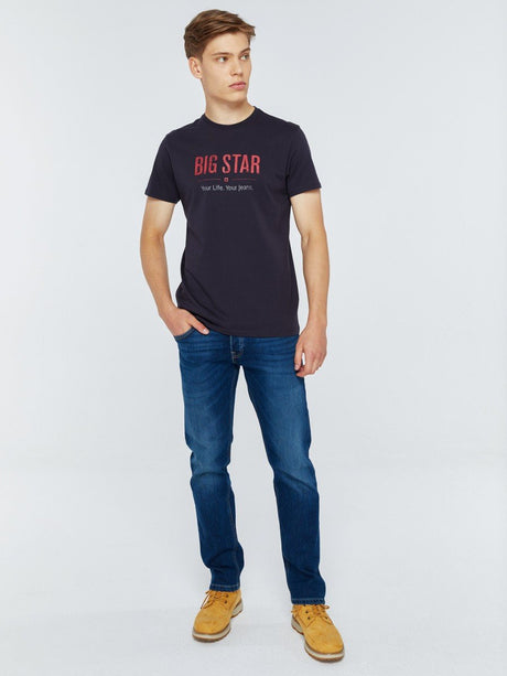 T.Shirt BIG STAR Logo | Navy Blue