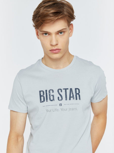 T.Shirt BIG STAR Logo | Light Grey