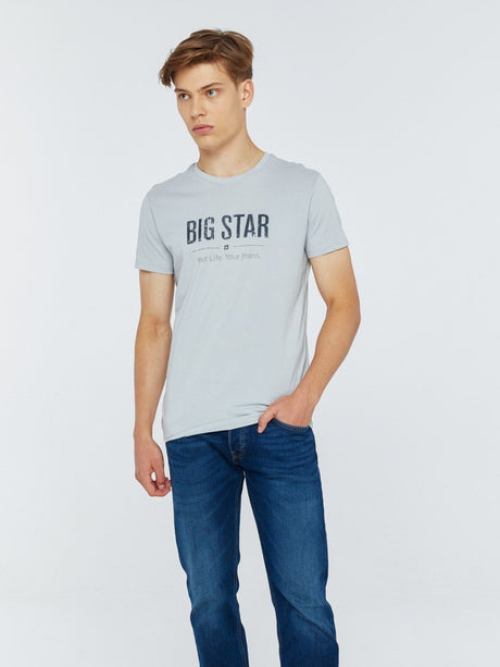 T.Shirt BIG STAR Logo | Light Grey