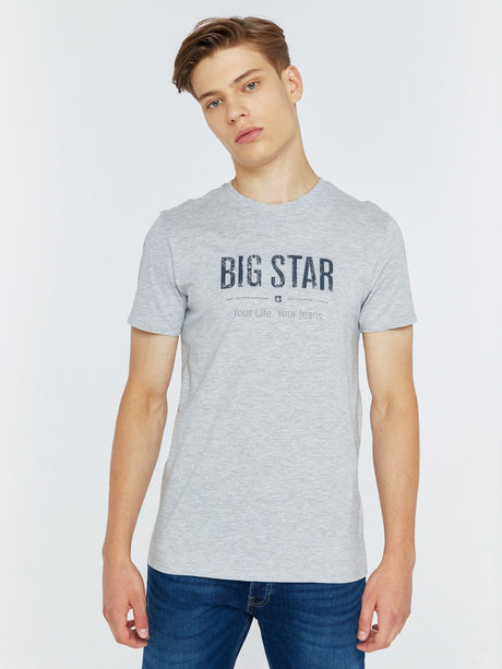 T.Shirt BIG STAR Logo | Heather Grey