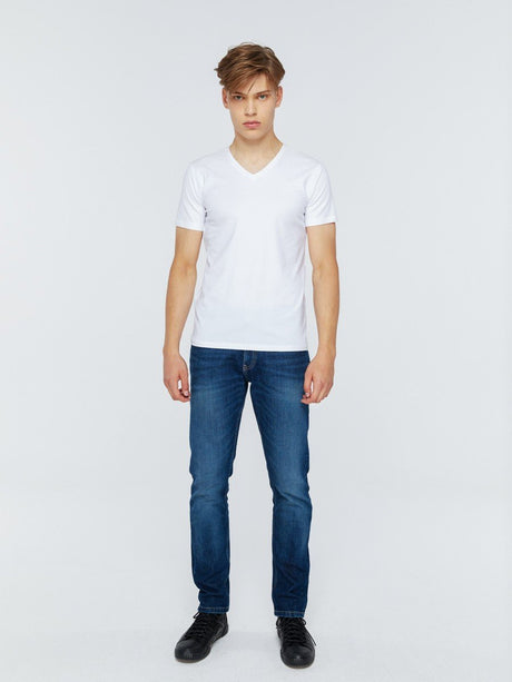 T.Shirt Basic Classic V.Neck | White