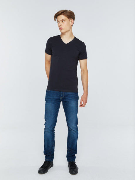 T.Shirt Basic Classic V.Neck | Navy