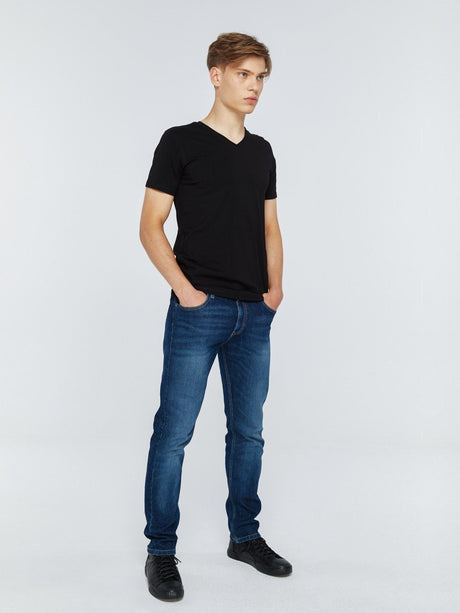 T.Shirt Basic Classic V.Neck | Black