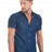 Shirt Short Sleeve Denim | Navy Blue