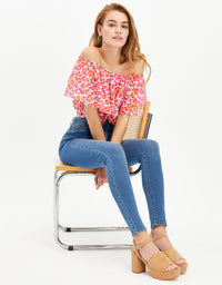 Ruffle Top | Off White-Fig