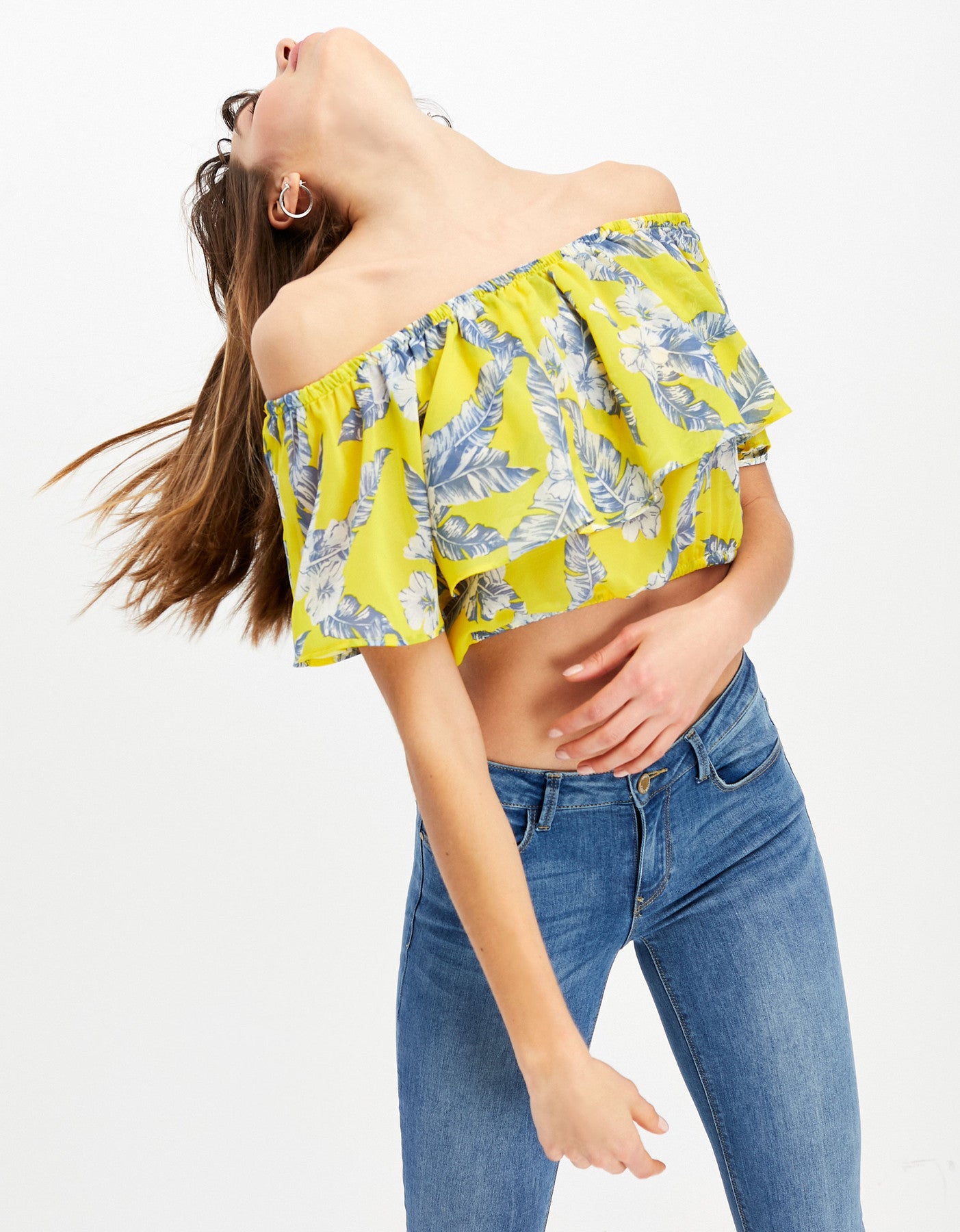 Ruffle Top | Off White-Fig