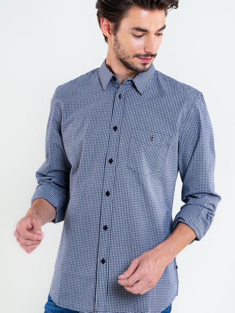 BIG STAR Plaid Shirt | Navy