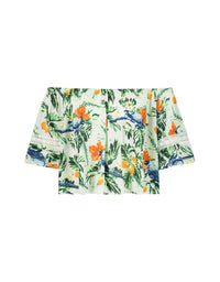 Ruffled Striped Top | Multi Color