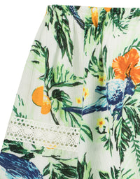 Ruffled Striped Top | Multi Color