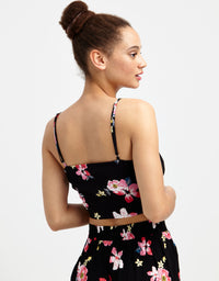 Crop Tank Top | Off White-Fig