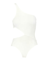Asymetric Bodysuit | White