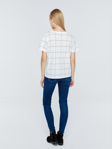 T.Shirt with Stripes | White