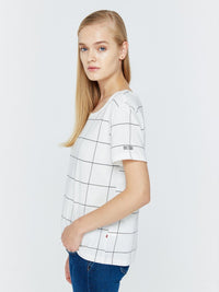 T.Shirt with Stripes | White