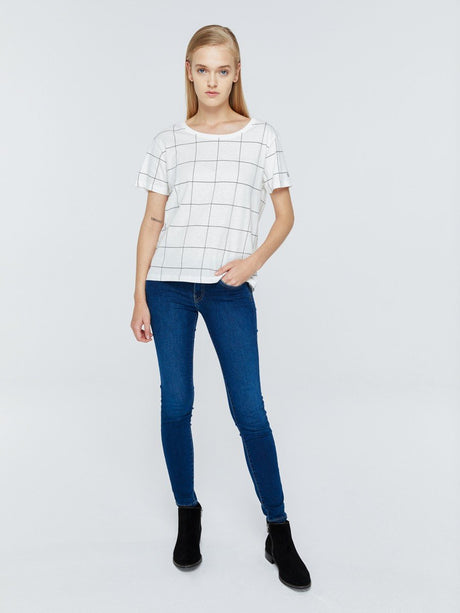 T.Shirt with Stripes | White