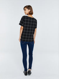 T.Shirt with Stripes | Black