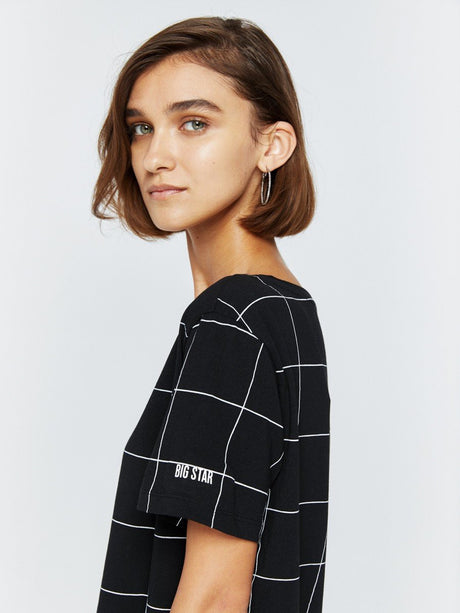 T.Shirt with Stripes | Black