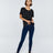 T.Shirt with Stripes | Black