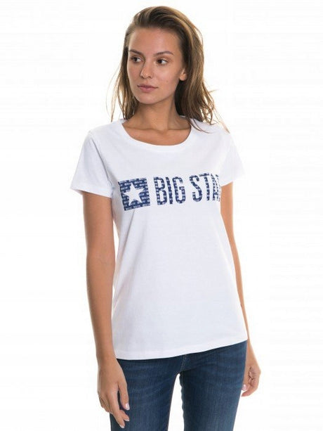 T.Shirt with Bigstar Logo | White