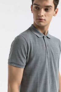 Polo Basic with Logo | Anthracite Muline