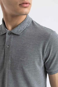 Polo Basic with Logo | Anthracite Muline
