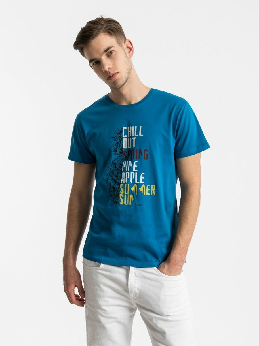 T.Shirt With Print | Blue Sapphire